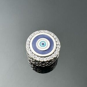 Pandora Evil Eye Protection Silver Travel Charm #64